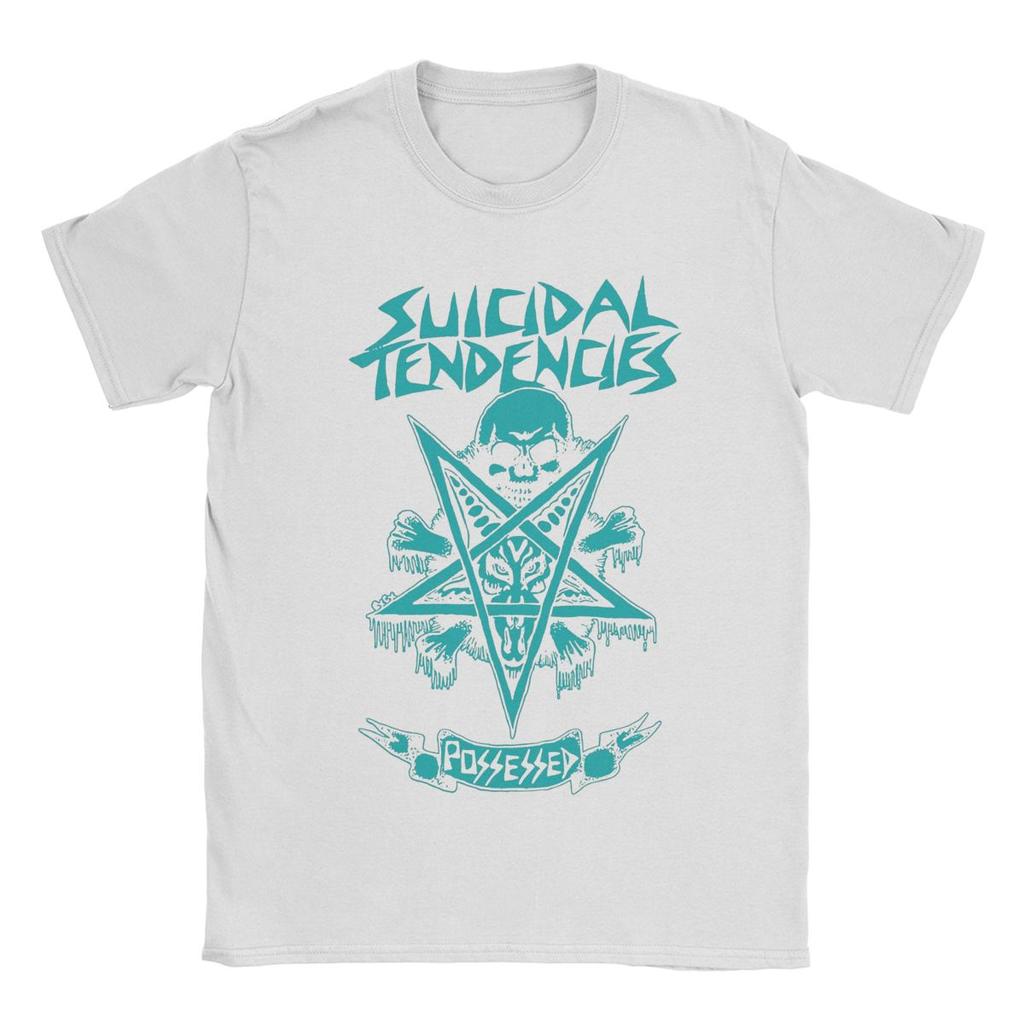 Suicidal Tendencies T-Shirts Men Novelty Cotton Tees Round Collar Short Sleeve T Shirts Gift Idea Clothing