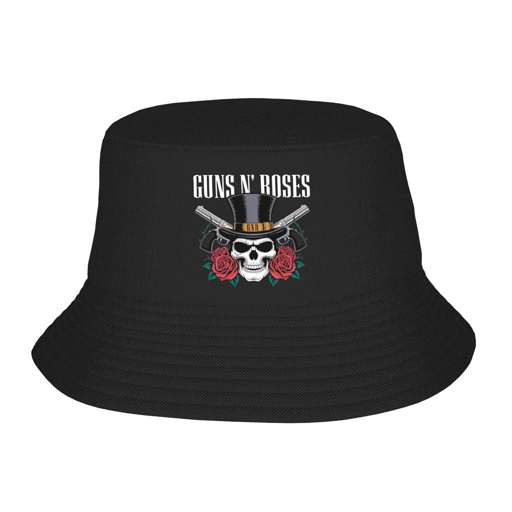 Панама Мужская Женская Легкая Для Улицы Guns N Roses Рыбалка Рыбацкая Шляпа Жаркое Лето Пляжный Отпуск Отдых Головной Убор Шляпа-Бочка