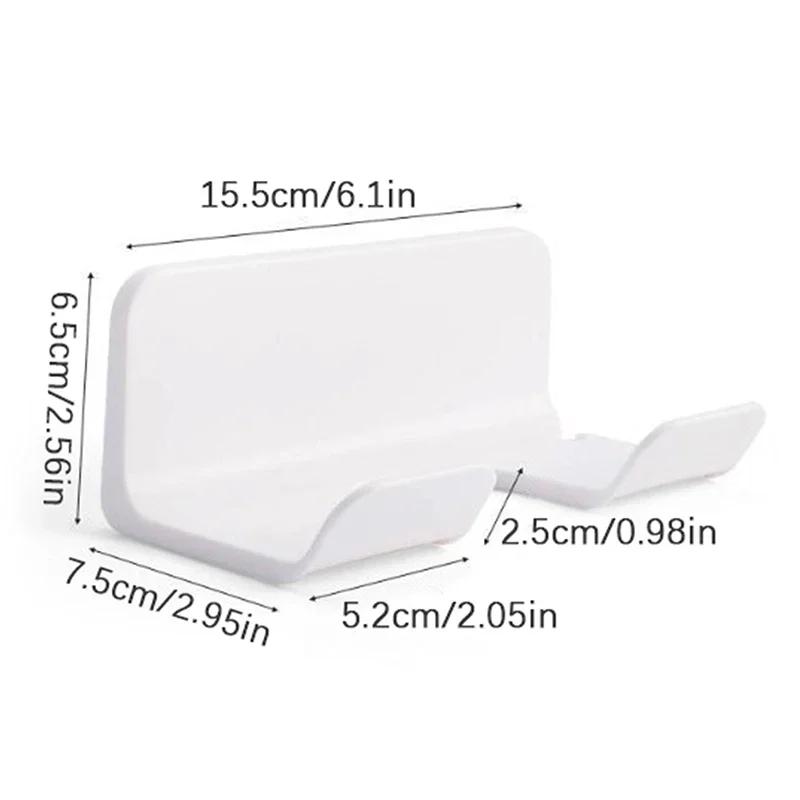 Настенный держатель для фена, Многофункциональный органайзер для полки в ванной комнате для хранения фена, выпрямителя и косметических инструментов