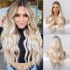 Synthetic Hair Long Water Wave Wigs for Women Natural Fluffy Curly Wave Wig Cosplay Halloween Party Heat Resistant