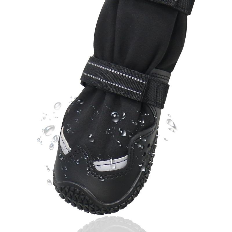 Non-slip Dog Shoes with Comfortable and Safe Paw Protectors, Suitable for Walking, Hiking, and Winter Travel