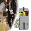 Passport Hanging Around the Skimming Passport Ultra Storage Large Travel Unisex [CHENLONB] Case, Neck, RFID, Prevention, Bag, Lightweight,