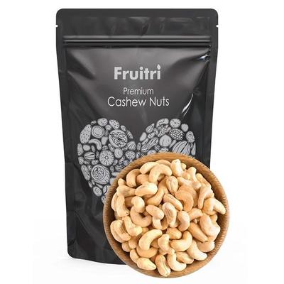 Fruitri Premium Whole Cashews 500 г | Натуральные цельные хрустящие орехи кешью | Премиальные орехи каджу Сухофрукты | Питательные и вкусные | W320