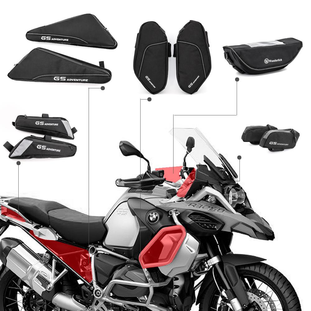 For BMW R 1250 GS Adventure R1250GS ADV Motorcycle Frame Crash Bars Waterproof Bag Repair Tool Placement