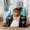 2025 New Style Juice WRLD 999 Legend Rapper Album Blanket,Soft Throw Blanket for Home Bedroom Bed Sofa Travel Cover Kid Gift