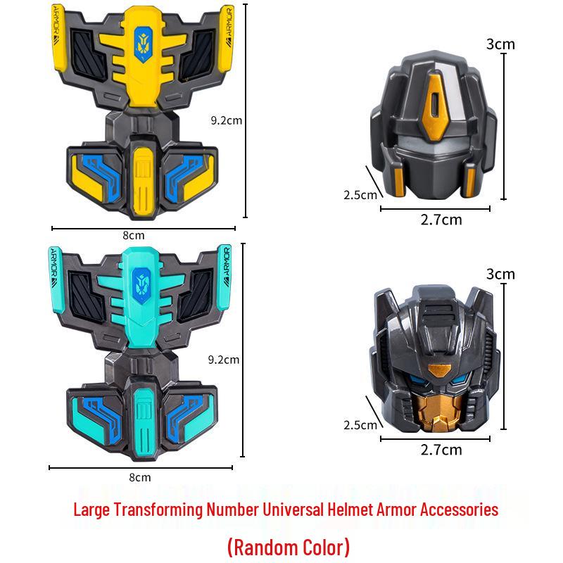 Large Kids' Number Symbol Transforming Robot Car Toy Set