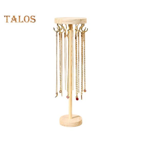 Подставка для ожерелий, органайзер для украшений с крючками, деревянная основа, органайзер для повязок на голову, подставка для девочек, ожерелий, браслетов