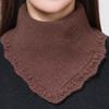 Casual Detachable Knitting False Collar Neck Warmer Windproof Knitted Turtleneck Head Neck Warm Cover Women