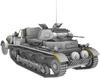 IBG 1/35 Scale German Panzer II Ausf. B with Fuel Trailer and Storage Box, Plastic Model Kit PB35080