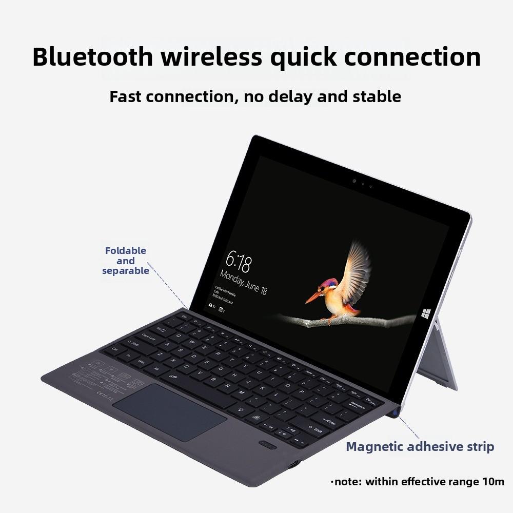 Bluetooth Keyboard for Microsoft Surface Pro 8 7 3 4 5 Backlit Wireless Magnetic GO Bluetooth Keyboard