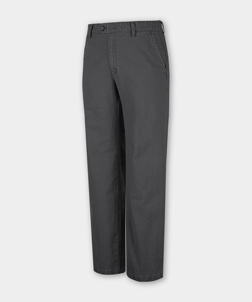 BIRBANTE Хлопковые брюки чинос со спандексом, garment-washed - Серый