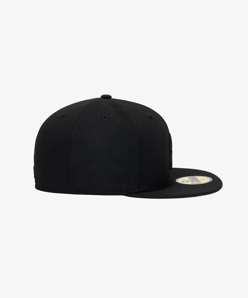New Era Кепка MLB New York Yankees Базовая Приталенная Черный/Черный