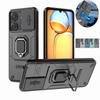 For Xiaomi Redmi 13C Case Slide Camera Protect Armor Phone Case For Poco C65 PocoC65 C 65 Magnet Holder Ring Cover Redmi13C 13 C