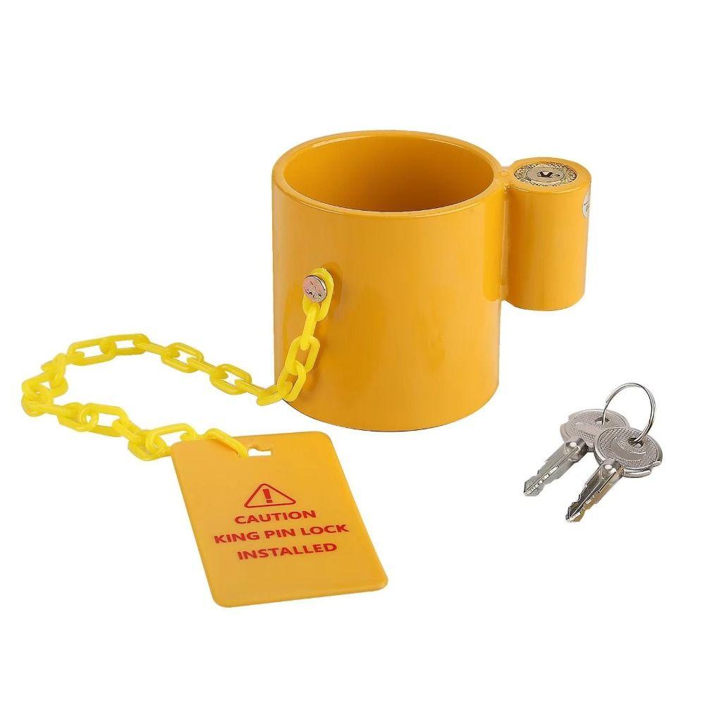 Anti Theft Gooseneck Coupler Lock Heavy Duty Coupling Lock King Pins Locks Container Trailer