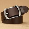 Men's Belt Trendy Retro Business Pin Buckle Cowhide Belt Versatile Young Middle Aged Jeans Belt Men