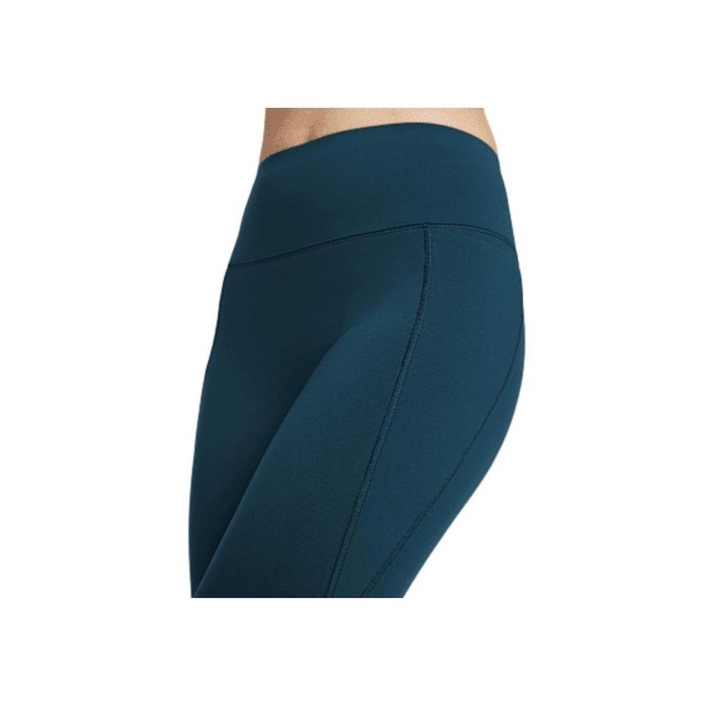 Nike Универсальные удобные спортивные длинные брюки Dri-Fit с высокой талией, однотонные, женские, темно-синие, угольно-черные, потрескавшиеся, синие HQ6814-478