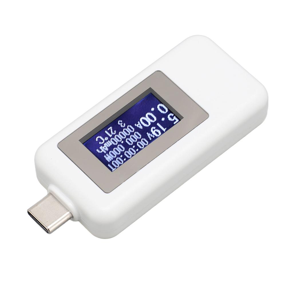 KWS 1802C Type C Voltage Current Power Meter 0‑5.1A 4‑30V 0‑155W 0 to 99 Hours USB C Digital Multimeter for Laboratories