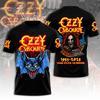 3D-печатная футболка Hot Rock Ozzy Band для мужчин и женщин, Спортивная футболка с круглым вырезом и коротким рукавом в стиле хип-хоп, Мужская одежда
