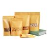 Kraft Paper Self Sealing Bag, Thickened Food Grade Package Sack Moisture Proof Sealed Tea Snack Bag Pu Erh Tea/pastry/coffee Beans/sample Packaging
