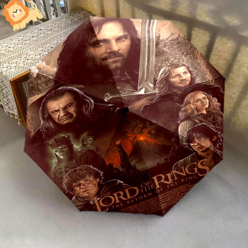 Middle-earth's Epic Journey Folding umbrella travel Suitable for all seasons Umbrella travel printing