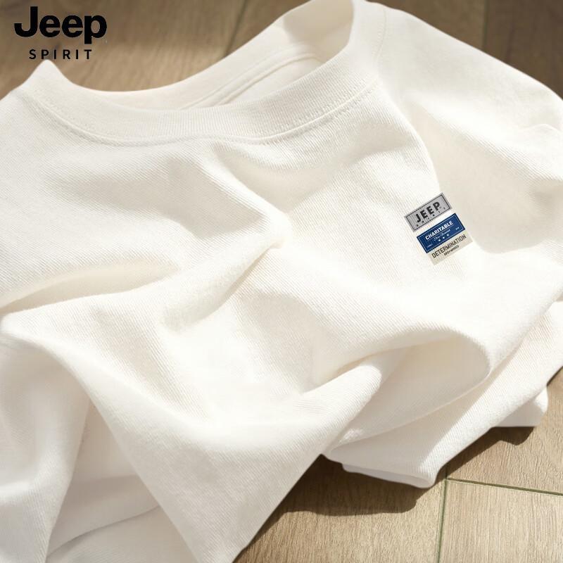 Мужская футболка с коротким рукавом Jeep Spirit из чистого хлопка