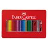 Цветные карандаши плоские баночки 48 цветов набор Faber-Castell на масляной основе TFC-CP/48C