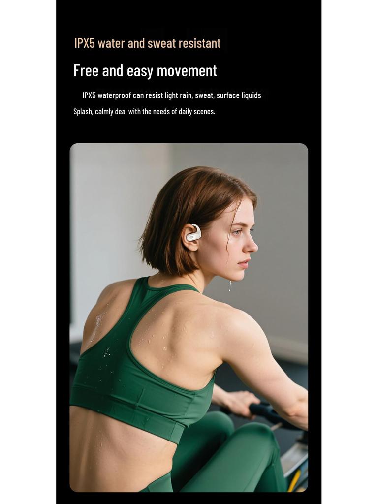 OWS Open-ear 6.0 Wireless Bluetooth Earphones with Ultra-long Battery Life and Noise Cancelling for Running Sports