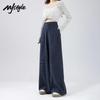 MJ STYLE Women's High-Waist Wide-Leg Casual Pants