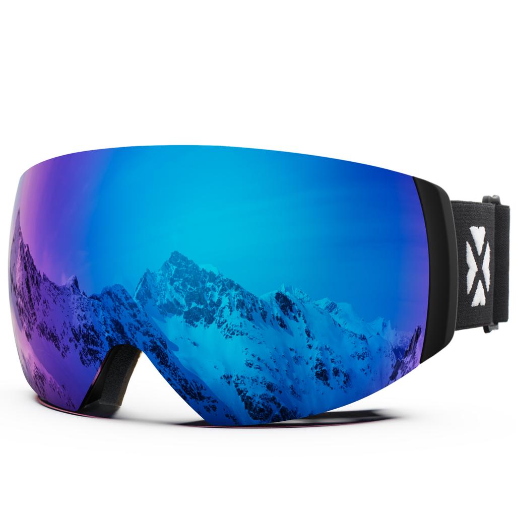 Maxjuli Professional Magnetic Winter Sport Ski Goggles Anti-Fog Uv400 Skiing Snowboard Glasses Snowmobile For Men Women M6