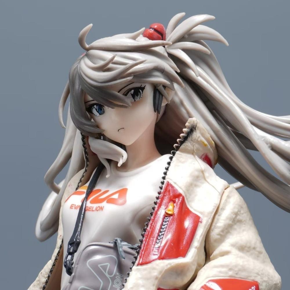 25cm/9.84in Anime Neon Genesis Evangelion Figure Asuka Langley Soryu Action Figures Pvc Statue Collection Model Toys Gifts