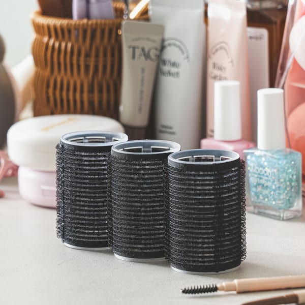 Обычные натуральные бигуди для волос 45 мм 3 упаковки