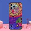 Хиппи Хиппи Психоделический Арт Чехол Для iPhone 16 15 13 11 14 Pro Max 12 Mini Plus XR X XS Max Силиконовый Чехол Для Телефона