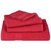Sauna Towels FROGN 4 pcs Red 80 x 200 cm 360 g m²
