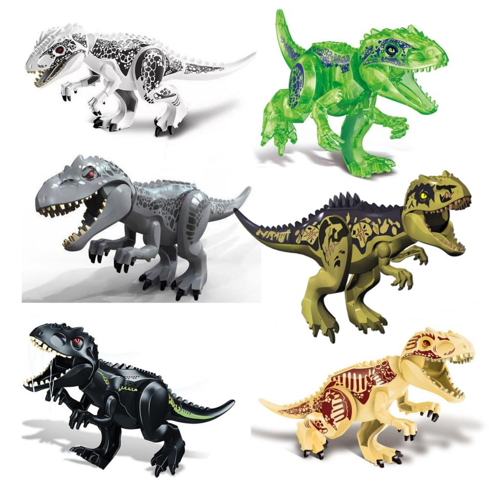 28 см Огромный Раптор Карнотавр Строительные блоки Динозавр Кирпичи Тираннозавр T-Rex Собрать Детские игрушки Детский подарок Рождественские подарки