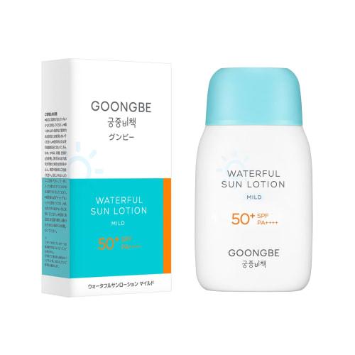 GOONGBE Sunscreen (80g/Waterful Sun Lotion, Mild) SPF50+ PA++++ Moisturizing Lotion Sunscreen Cream for Children and Babies, UV Protection, Hypoallerg