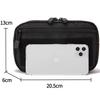 High Quality Tactical Molle Gear Pouch Admin EDC Tool Zipper Oxford Bag with Map Sleeve Attachment Laser Cut Small Utility Bag