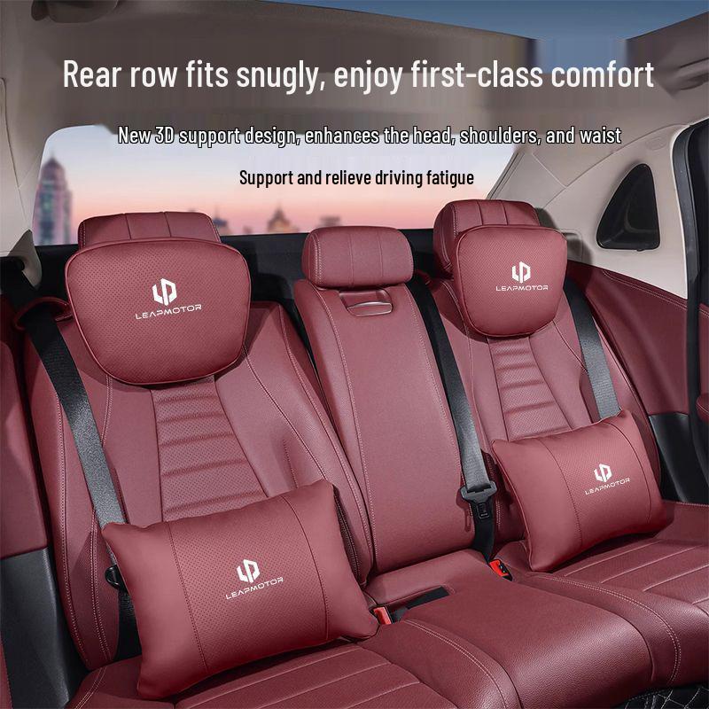 Поясничная поддержка для сидений автомобилей Leapmotor T03/C11/C01/C16/C10 - Высококачественный комфорт и защита талии Подголовник