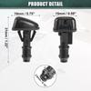 ACROPIX Windshield Wiper Washer Nozzle Spray Jet Fit for Ford Escape 2009-2012 No.8L8Z17603AA - Pack of 1 Black