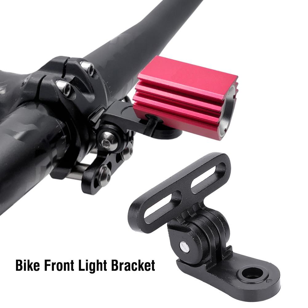 Bike Light Mount Bracket, Aluminum Alloy Cycling Camera Holder for Rattling Hdlight Mountain and Road Bike
