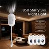 High-definition Galaxy Star Projector Flexible Gooseneck Atmosphere Lamp Holographic Projector  Car