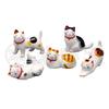 Yakushi Kiln Nagomi Cat Chopstick Rest Set