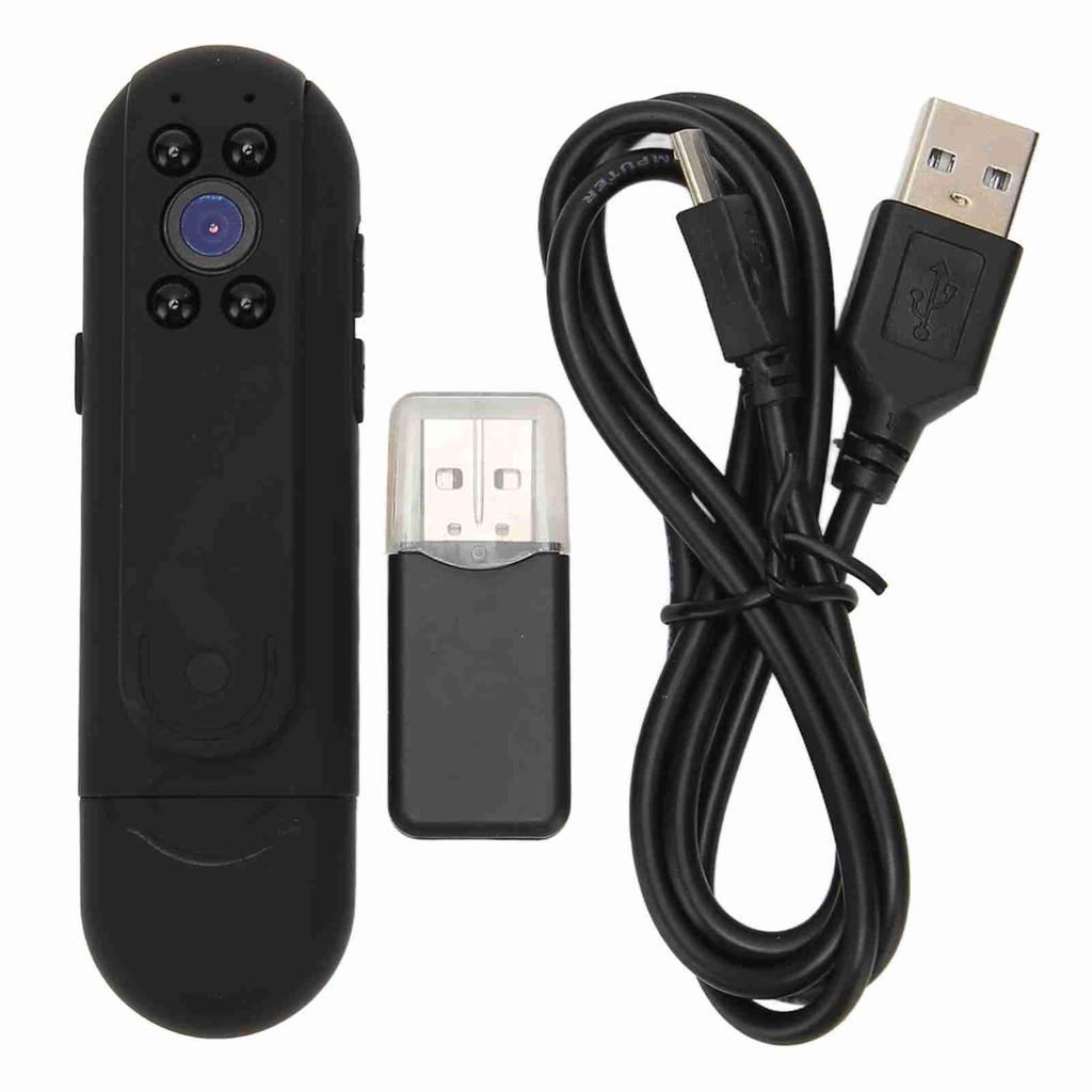 Мини-камера 1080P Карманная видеокамера Клипса Камера для конференций Маленькая Портативная камера для встреч Лекций