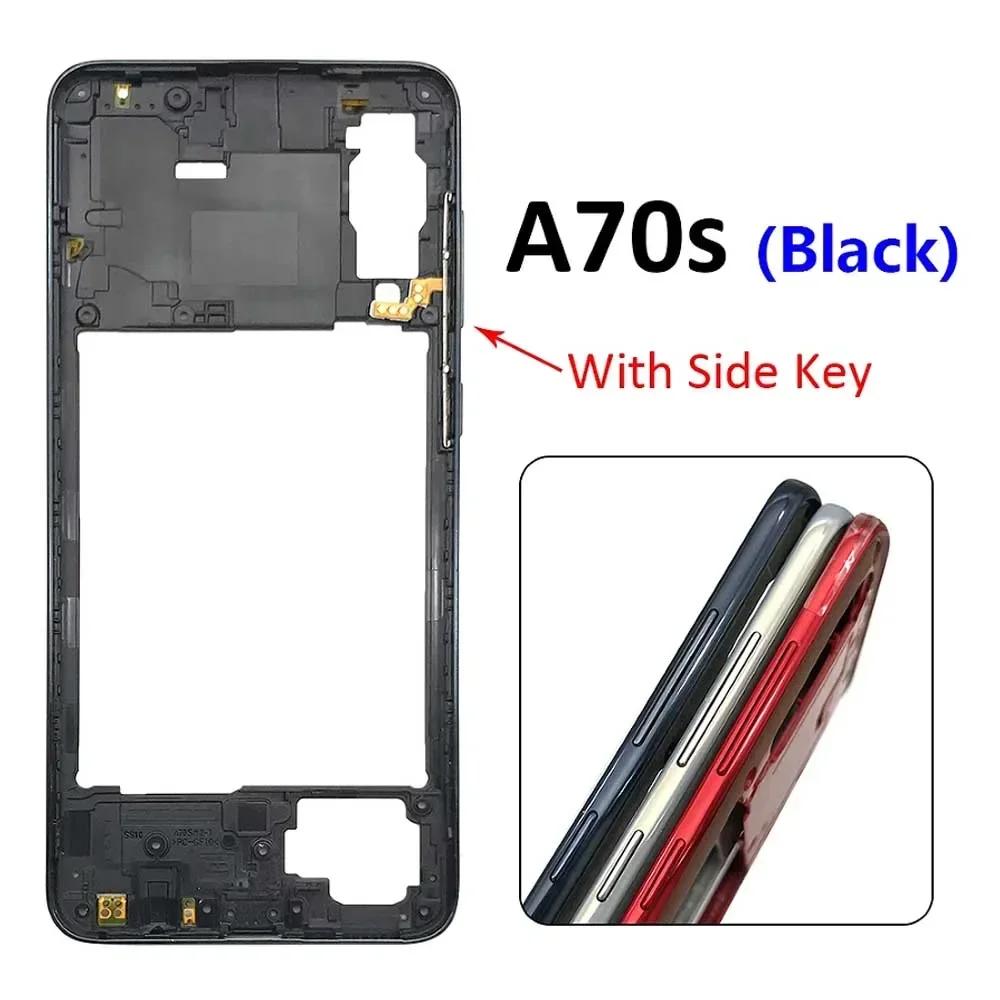 Средняя рамка для телефона Samsung A21s A20s A30s A50s A70s рамка Корпус Замена Ремонтные запчасти