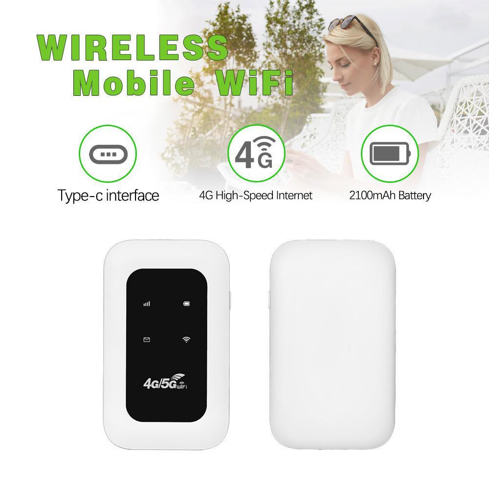 Портативный WiFi-роутер MiFi 3G/4G LTE с адаптером для SIM-карты
