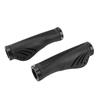 Cycle Handle Grips Aluminium Alloy and Rubber Double End Locking Mountain Cycle Handlebar Grips