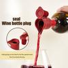 Ultimate Leakproof Wine & Champagne Stopper Set,Durable Silicone Beverage Bottle Sealers, Airtight Portable Wine Savers