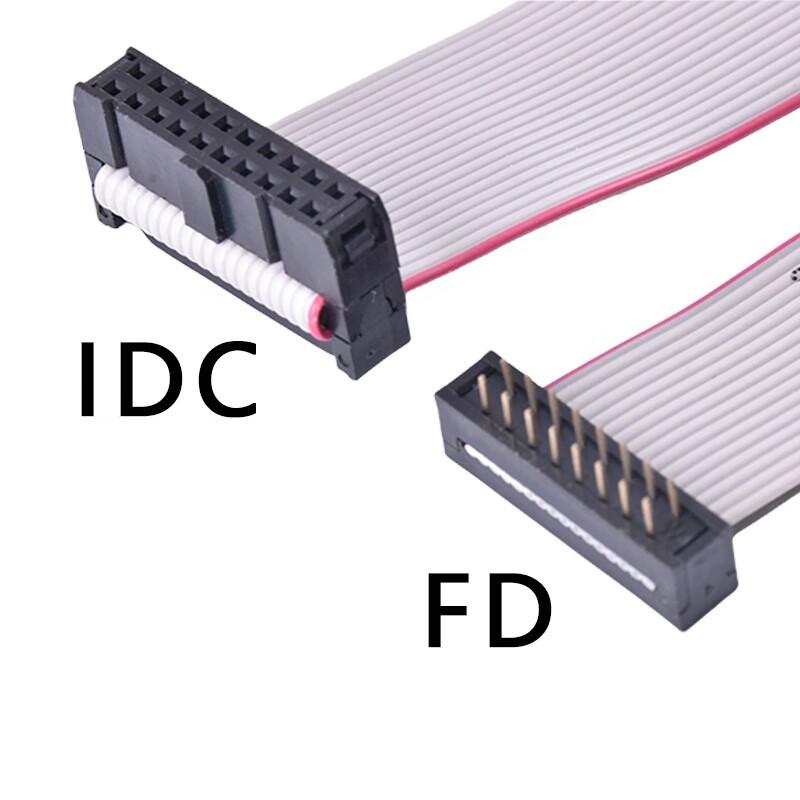 IDC 1,27 мм Серый Плоский Кабельный Адаптер