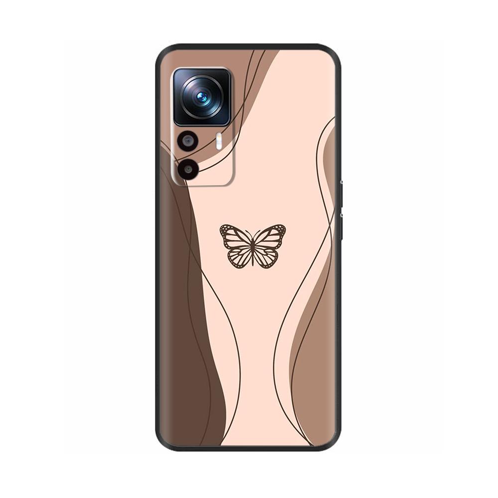 Матовая силиконовая прочная задняя крышка для Xiaomi Mi 12T Pro, мультяшный защитный чехол для телефона Xiaomi Mi12 12T Pro 12s Fundas