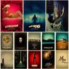 Minimalist Movie Posters Retro Style Family Bar Cafe Decorative Art Paintings Home Wall Decor Mural Living Room Study Decoration