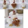 Cute Fluffy Chicken Plush Keychain Perfect Girls Bag Charm Adorable Pp Cotton